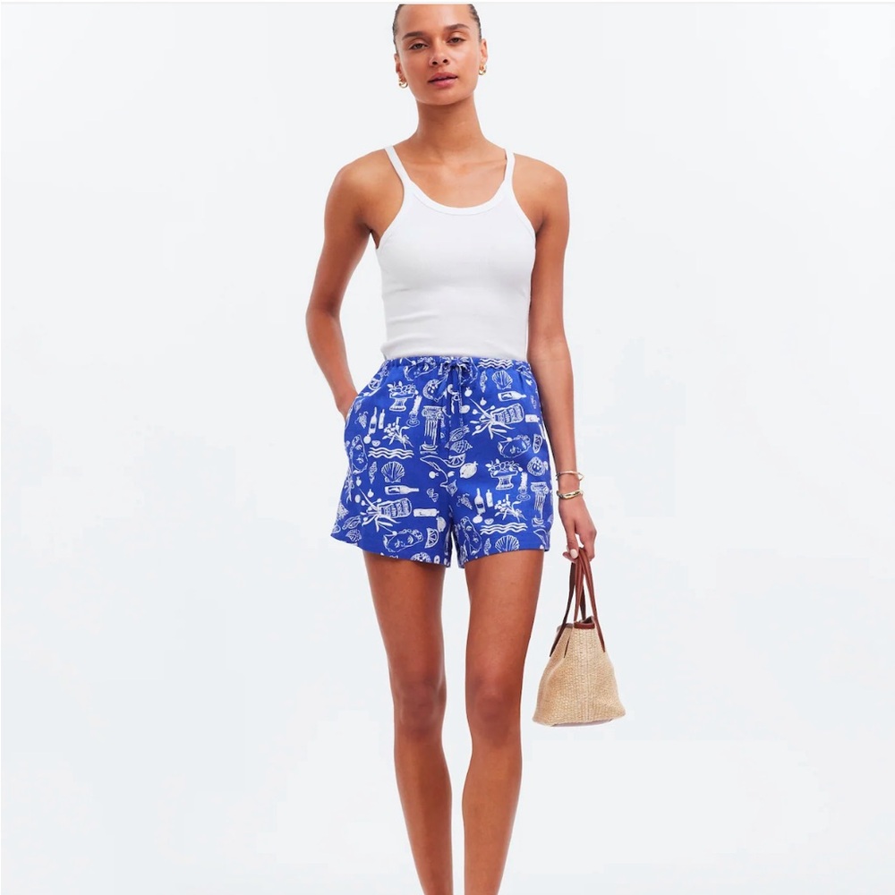 Madewell x Lisa Says Gah! Drawstring Pull-On Shorts - Picture 2 of 6